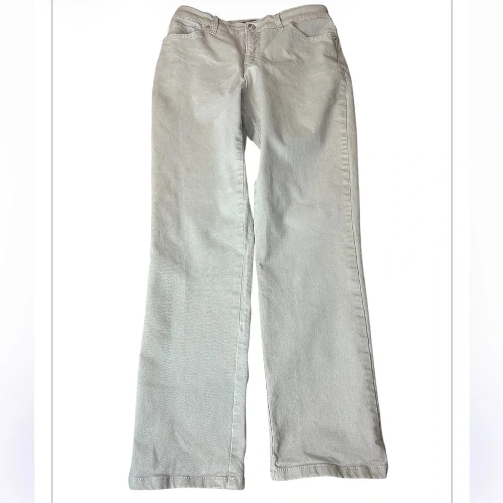 High Rise Amanda Jeans - Tan Pants